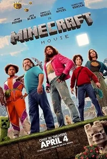 A minecraft movie poster