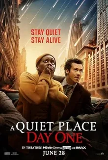 A quiet place day one poster