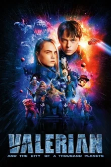 Valerian and the City of a Thousand Plane poster